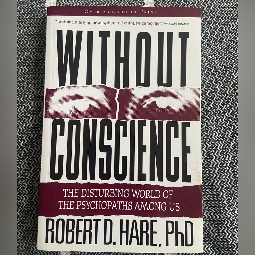 6/$12 Without Conscience Book